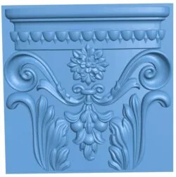 Top of the column T0012240 download free stl files 3d model for CNC wood carving