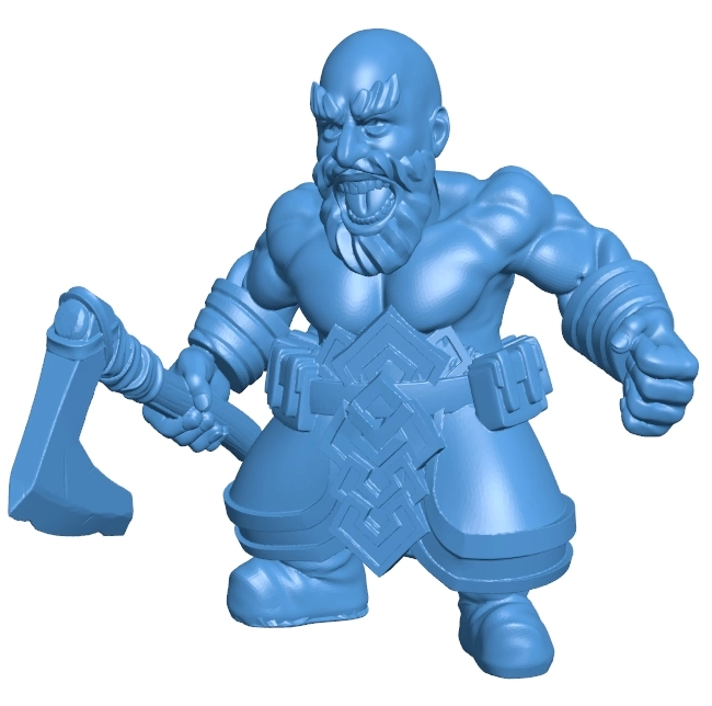 Viking Berserkers B0012520 3d model file for 3d printer