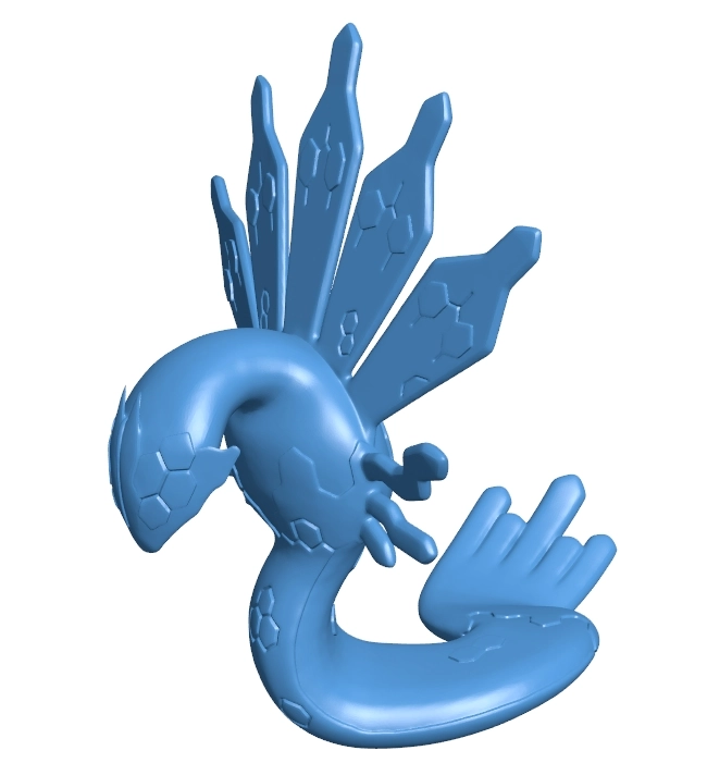 Zygarde - pokemon B0012538 3d model file for 3d printer