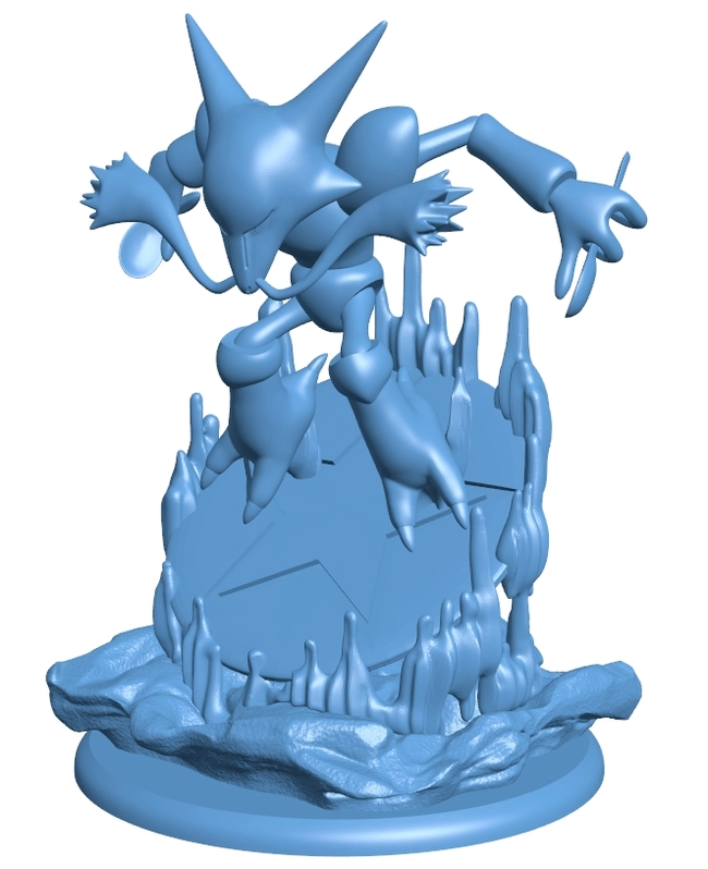 Alakazam - Pokemon B0012614 3d model file for 3d printer