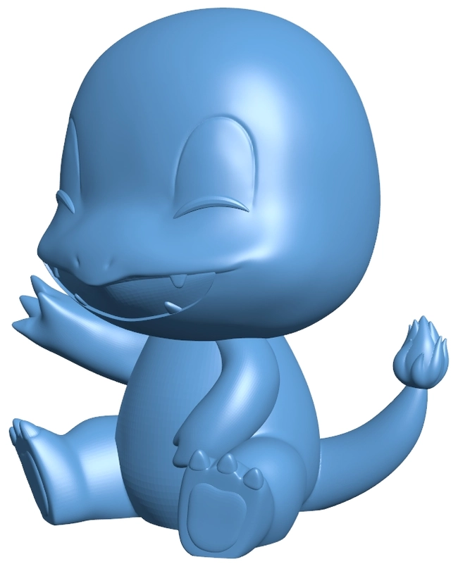 Baby Charmander - pokemon B0012617 3d model file for 3d printer