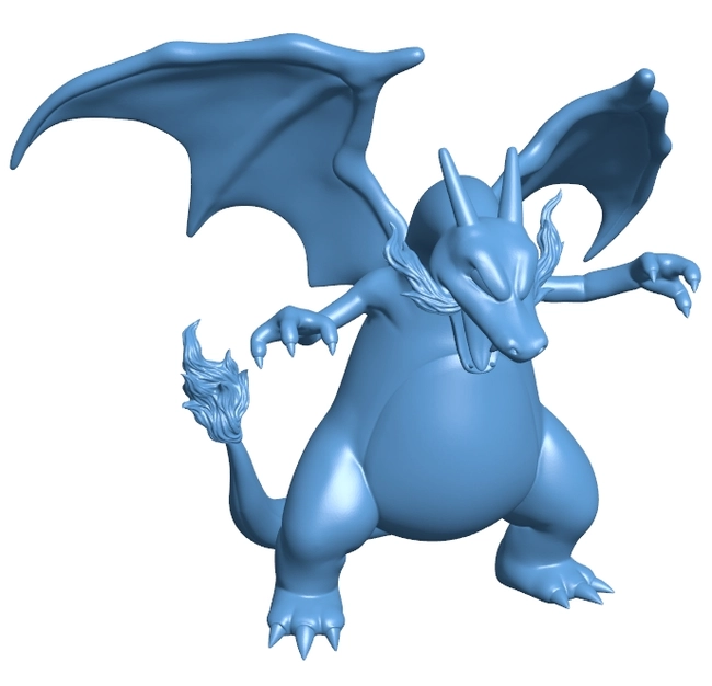 Charizard - pokemon B0012623 3d model file for 3d printer