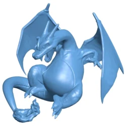 Charizard – pokemon old B0012624 3d model file for 3d printer