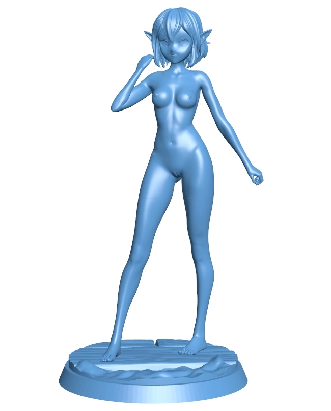 Female elf B0012634 3d model file for 3d printer