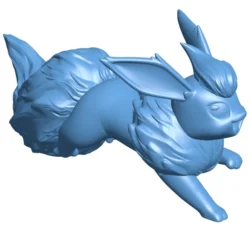 Flareon Running – pokemon B0012640 3d model file for 3d printer