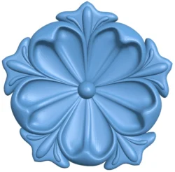 Flower pattern T0012421 download free stl files 3d model for CNC wood carving