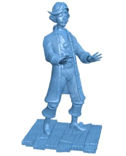 Guybrush Fan Art B0012649 3d model file for 3d printer