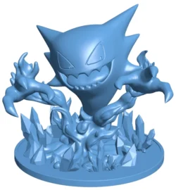 Haunter – pokemon B0012650 3d model file for 3d printer