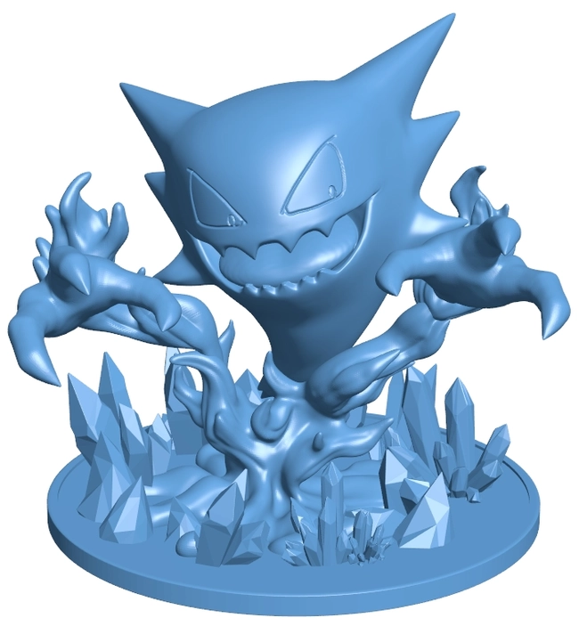 Haunter - pokemon B0012650 3d model file for 3d printer