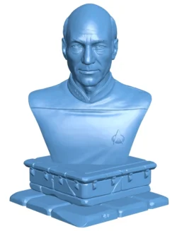 Jean-Luc Picard – Star Trek B0012653 3d model file for 3d printer