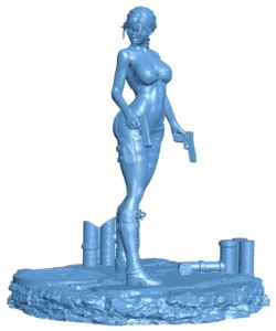 Lara Croft B0012657 3d model file for 3d printer