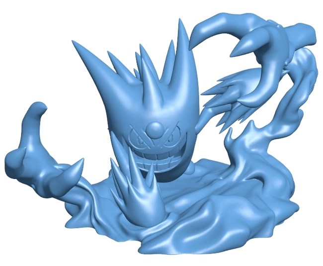 Mega - pokemon B0012667 3d model file for 3d printer