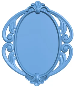 Mirror frame pattern T0012407 download free stl files 3d model for CNC wood carving