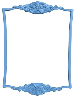 Picture frame or mirror T0012419 download free stl files 3d model for CNC wood carving