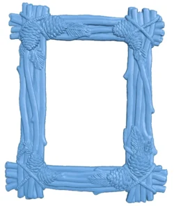 Picture frame or mirror T0012438 download free stl files 3d model for CNC wood carving