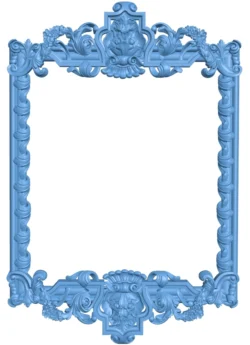 Picture frame or mirror T0012455 download free stl files 3d model for CNC wood carving