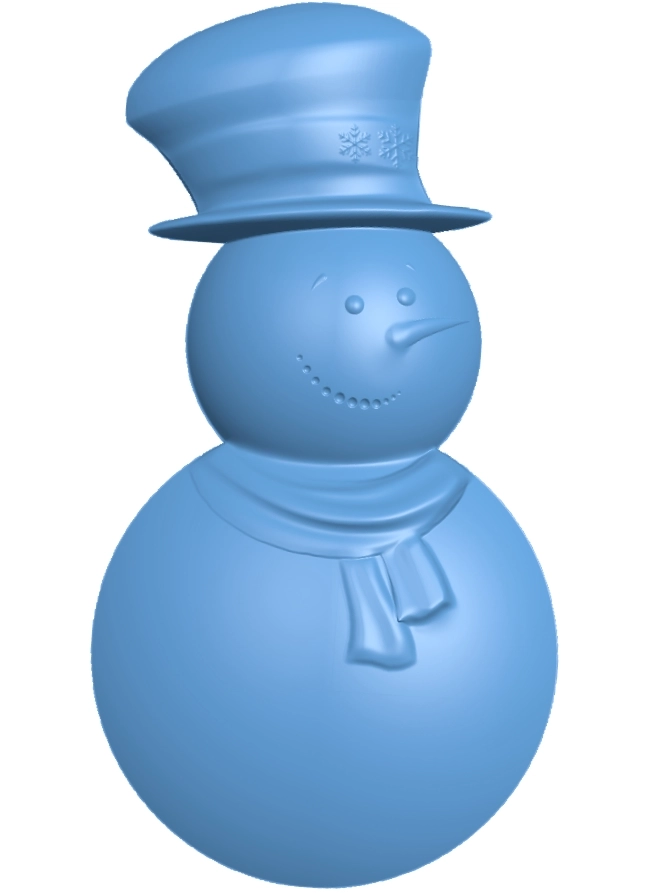 Snowman T0012459 download free stl files 3d model for CNC wood carving