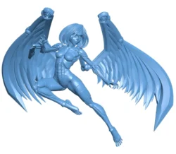 Alita wearing a shirt – Battle Angel B0012714 3d model file for 3d printer