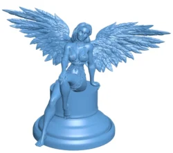 Beautiful angel B0012687 3d model file for 3d printer