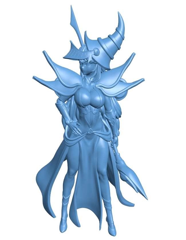 Dark Magician Girl the Dragon Knight B0012715 3d model file for 3d printer