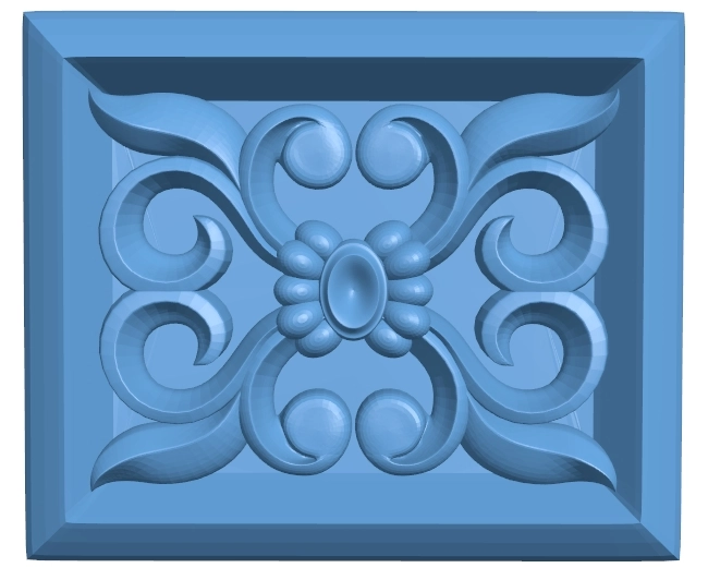 Door frame pattern T0012519 download free stl files 3d model for CNC wood carving