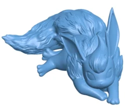 Flareon Lying – pokemon B0012688 3d model file for 3d printer