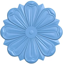 Flower pattern T0012523 download free stl files 3d model for CNC wood carving