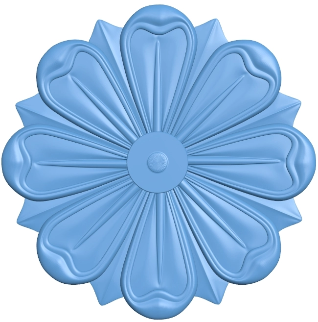 Flower pattern T0012523 download free stl files 3d model for CNC wood carving