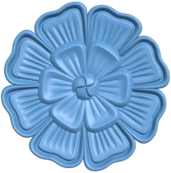 Flower pattern T0012541 download free stl files 3d model for CNC wood carving