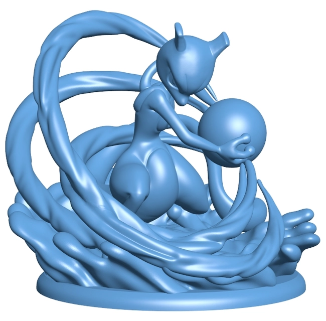 Goal Mewtwo - Pokemon B0012689 3d model file for 3d printer