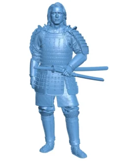 Japanese Samurai Warrior B0012721 3d model file for 3d printer