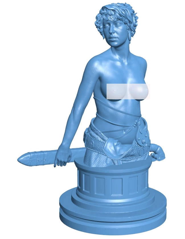 Salome Figurine bust B0012701 3d model file for 3d printer