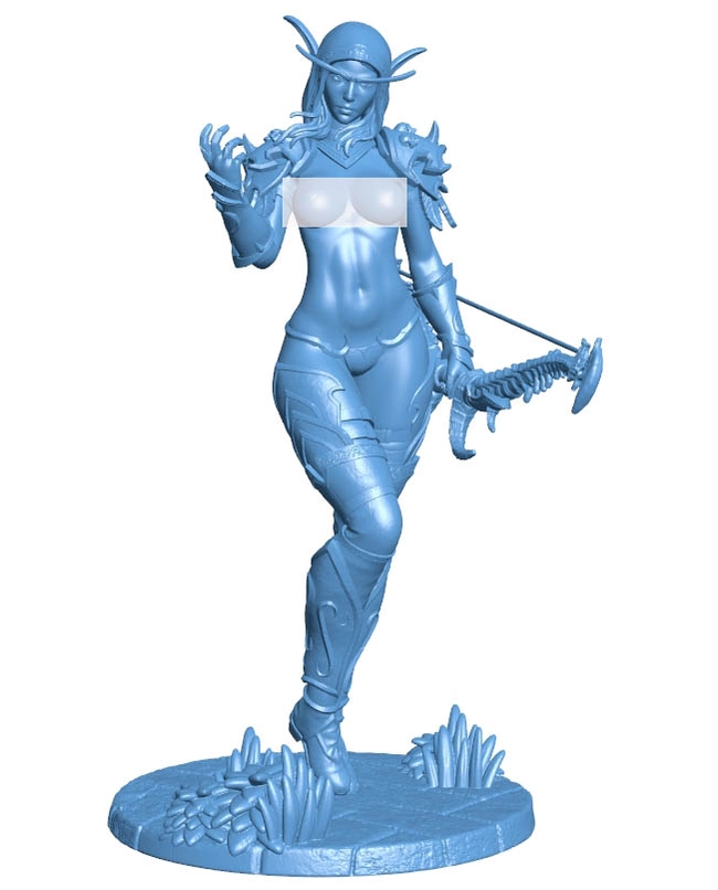 Sylvanas Bolvar B0012708 3d model file for 3d printer