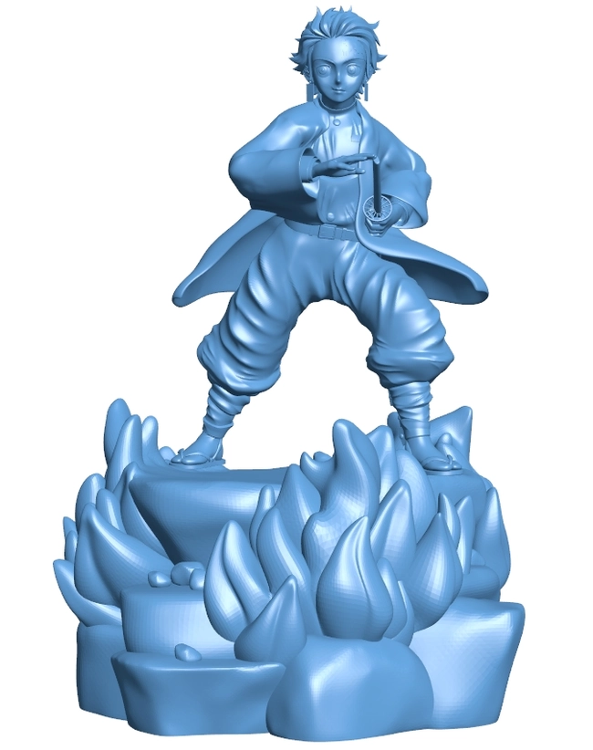 Tanjiro Kamado - Demon Slayer B0012709 3d model file for 3d printer