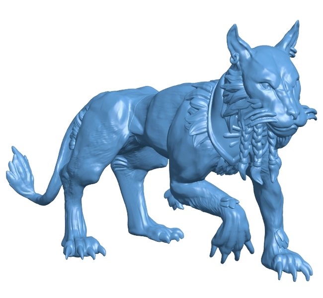 The Lion Queen B0012710 3d model file for 3d printer