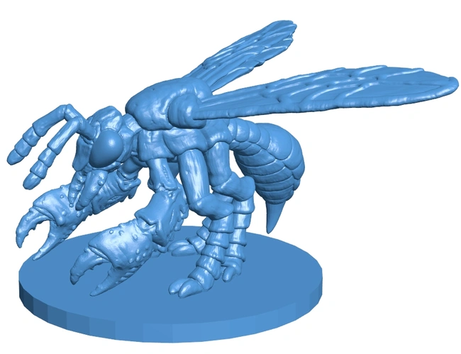 Mars Attacks Wasp B003478 file stl free download 3D Model for CNC and 3d printer