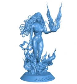 Phoenix Women B004101 file stl free download 3D Model for CNC and 3d printer