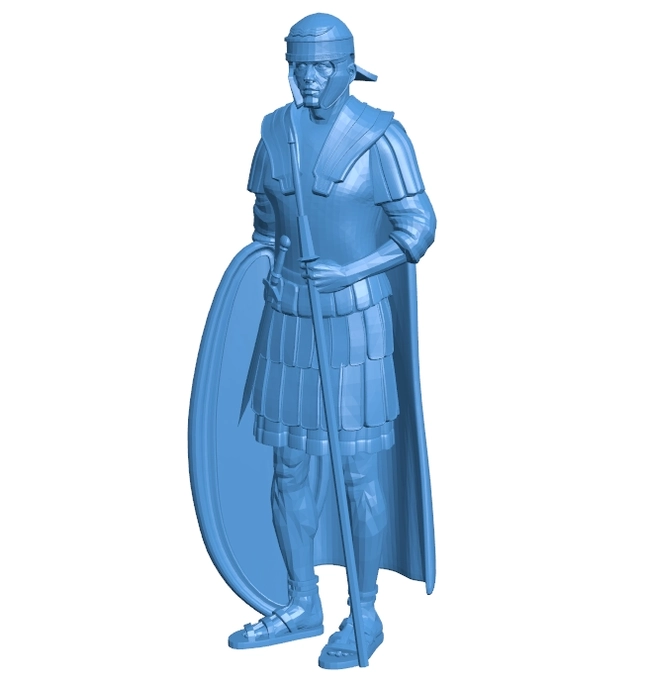 Xadrez - Soldier B002737 file stl free download 3D Model for CNC and 3d printer